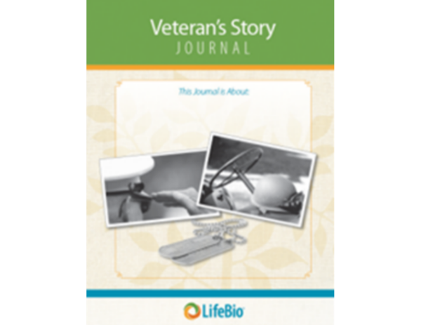 Veteran's Story Journal Front Cover Image